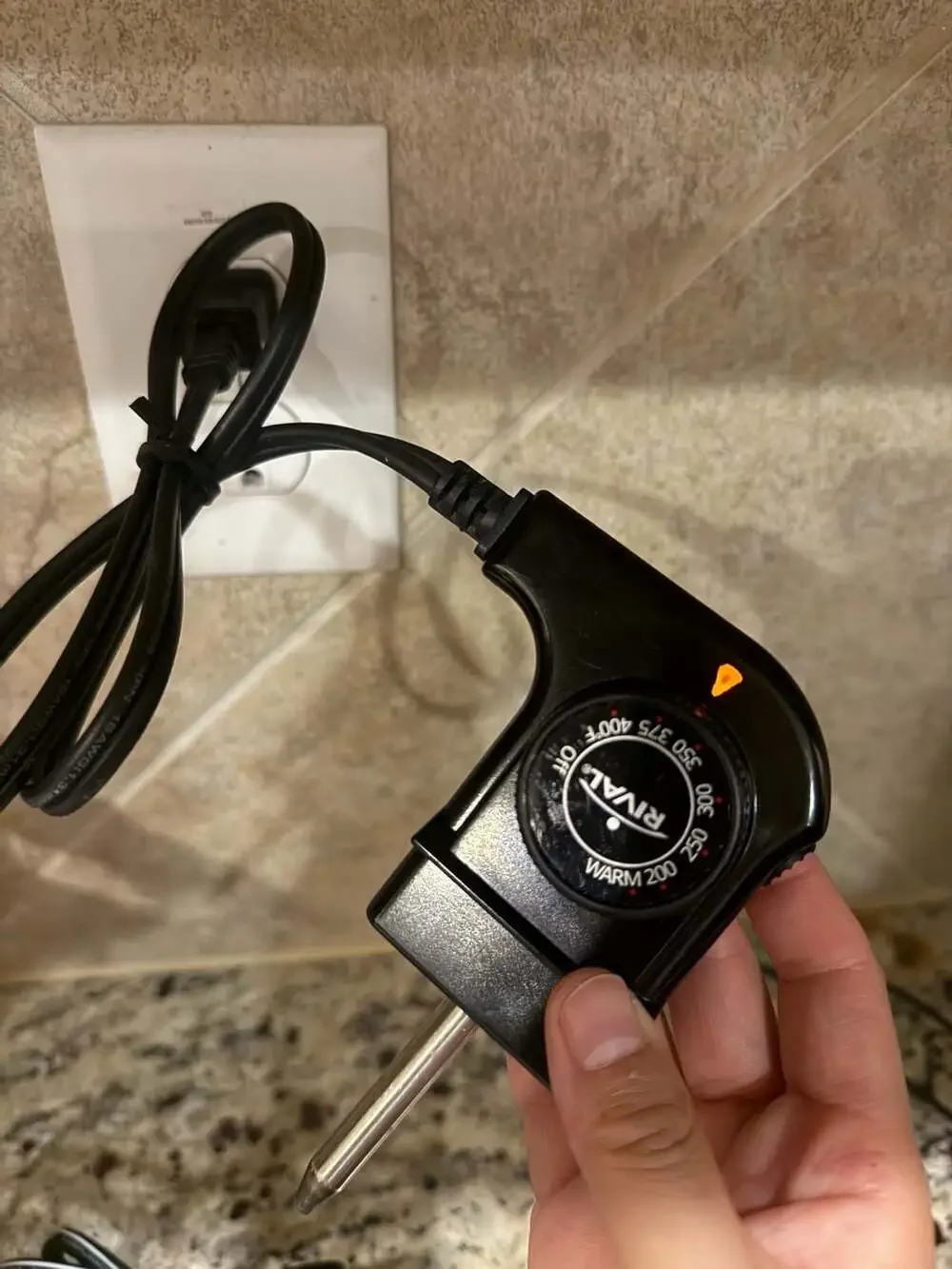 Rival JH005-4 Griddle Skillet Control Power Cord E255788 Probe tested